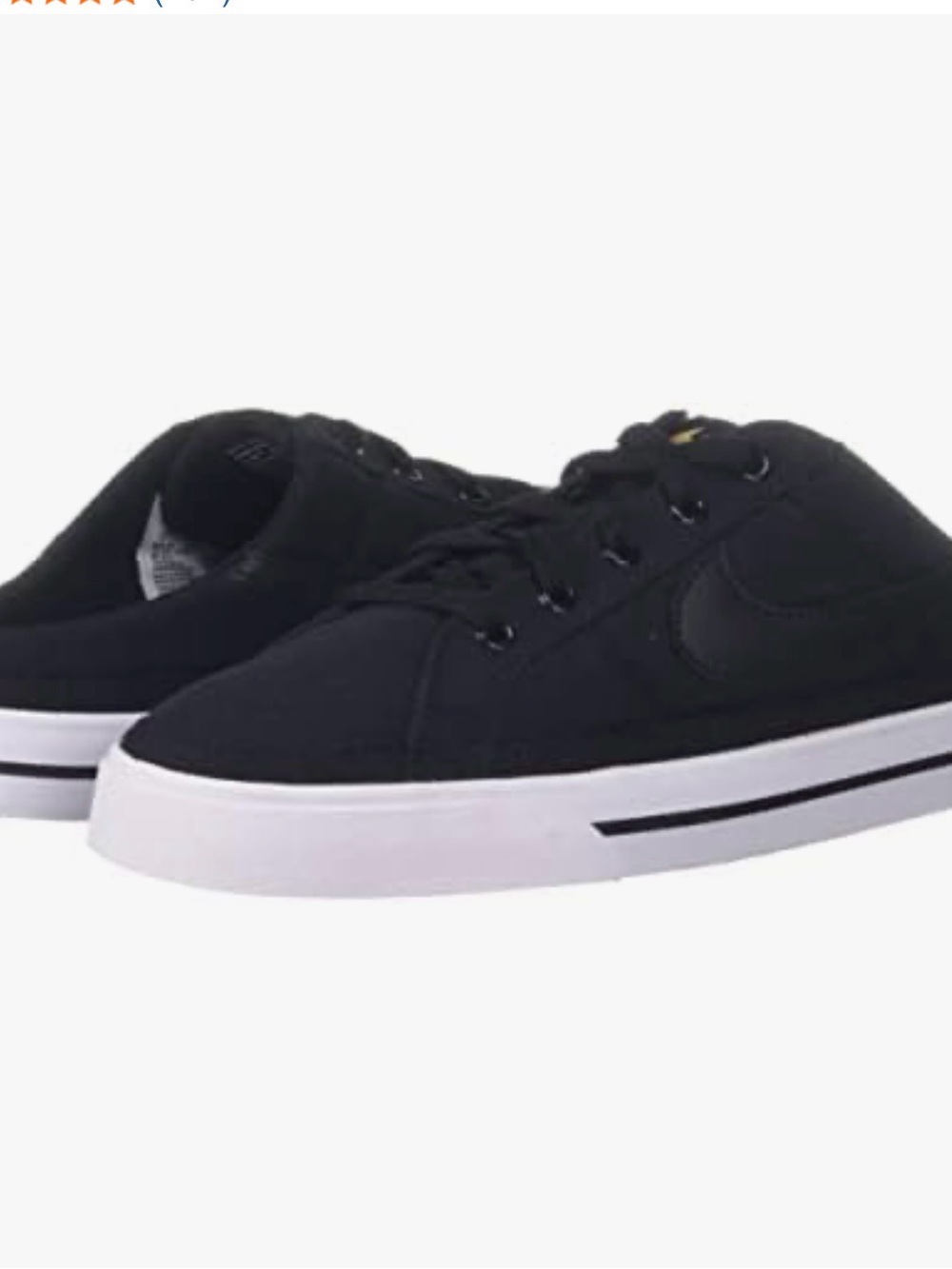 (Women) Nike Court Legacy Mule 'Blac Low-Top Sneakers with White Midsole